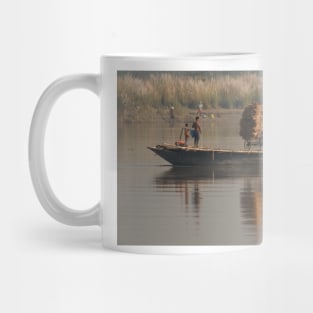 Boats on the Hooghly 02 Mug